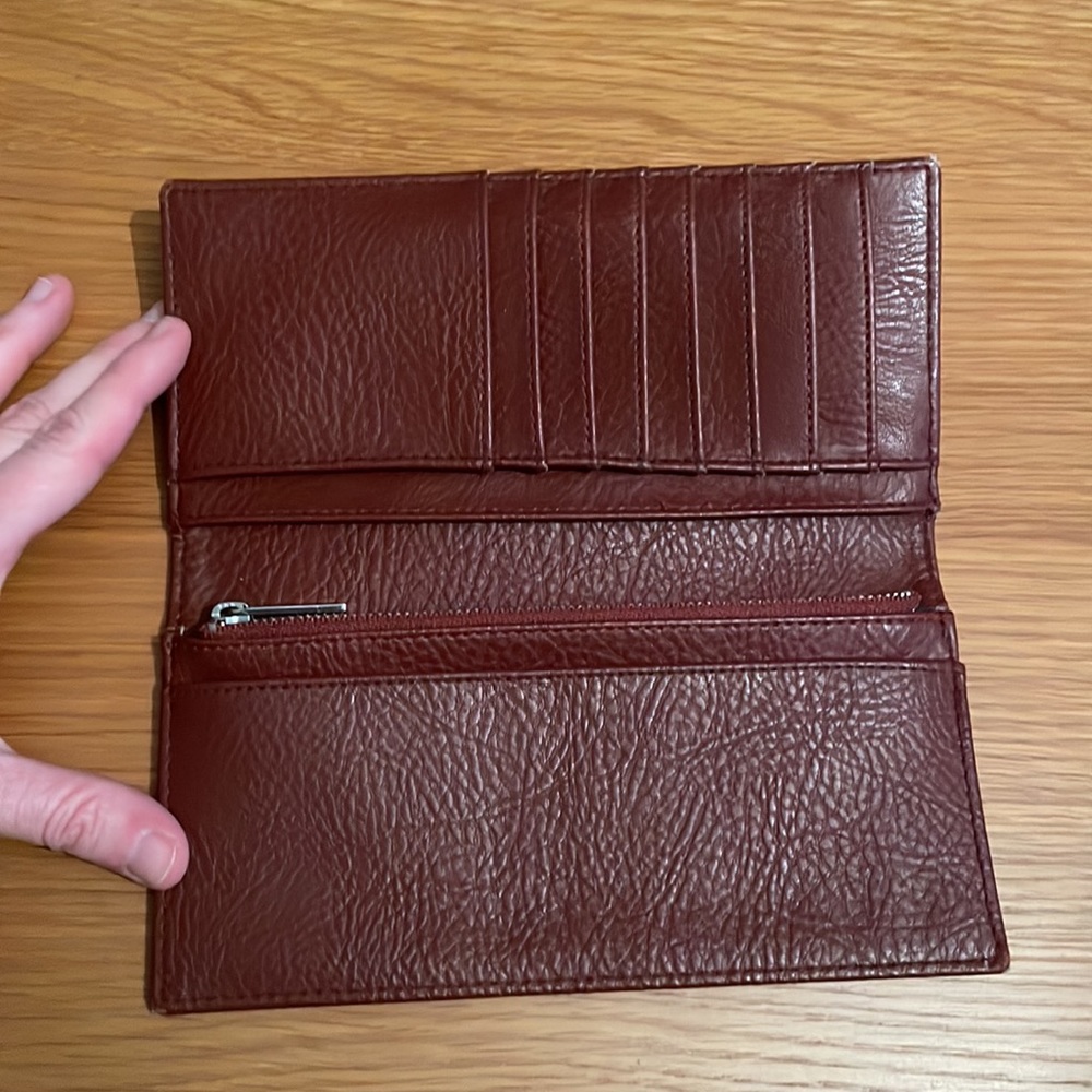 Dark Red Matt & Nat Wallet - image 2